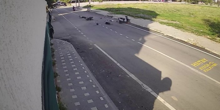 İki motosiklet çarpıştı