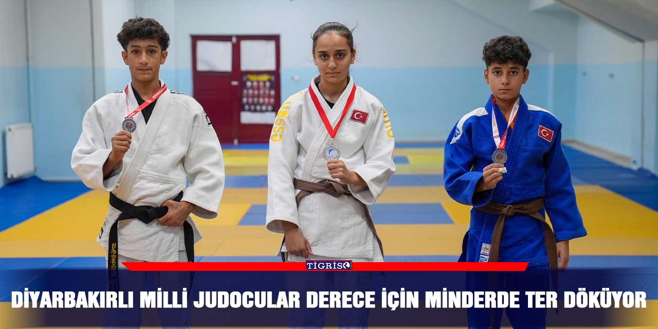 Diyarbakırlı milli judocular şampiyonalarda derece için minderde ter döküyor