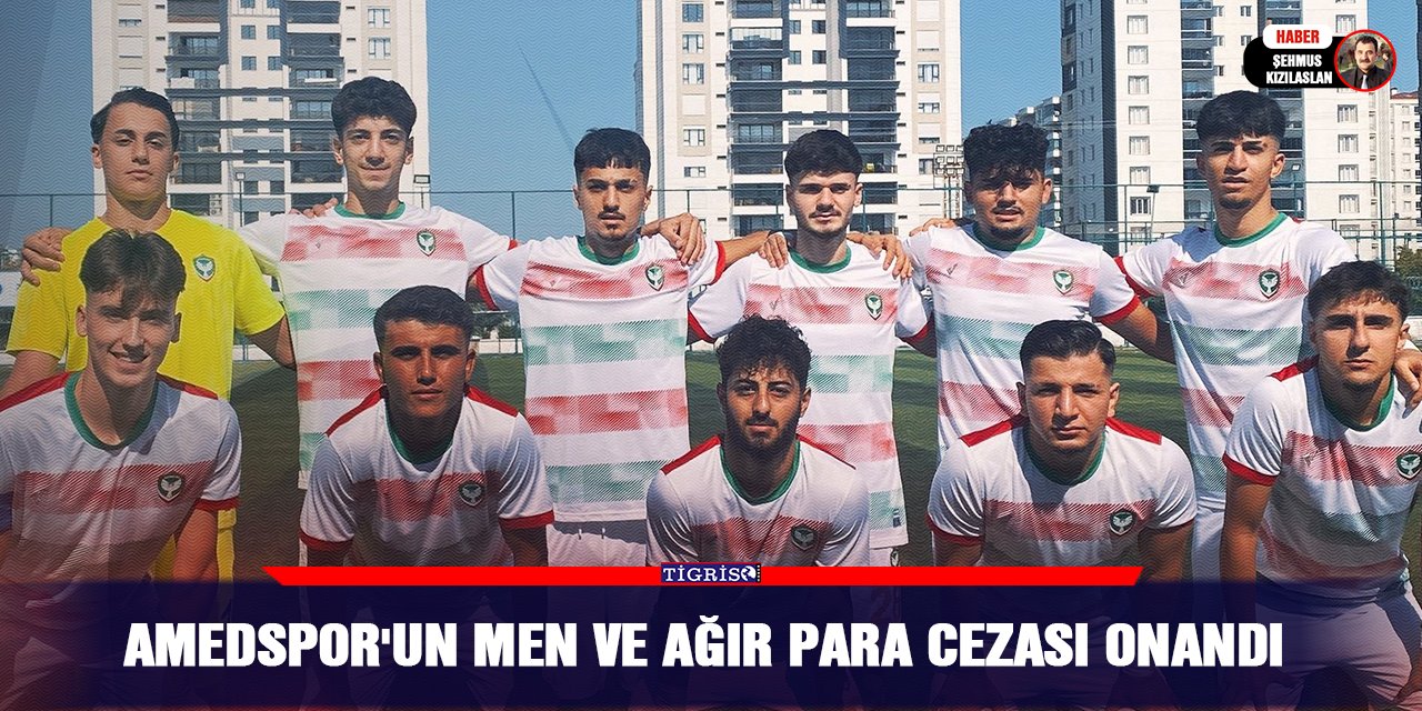 Amedspor'un men ve ağır para cezası onandı