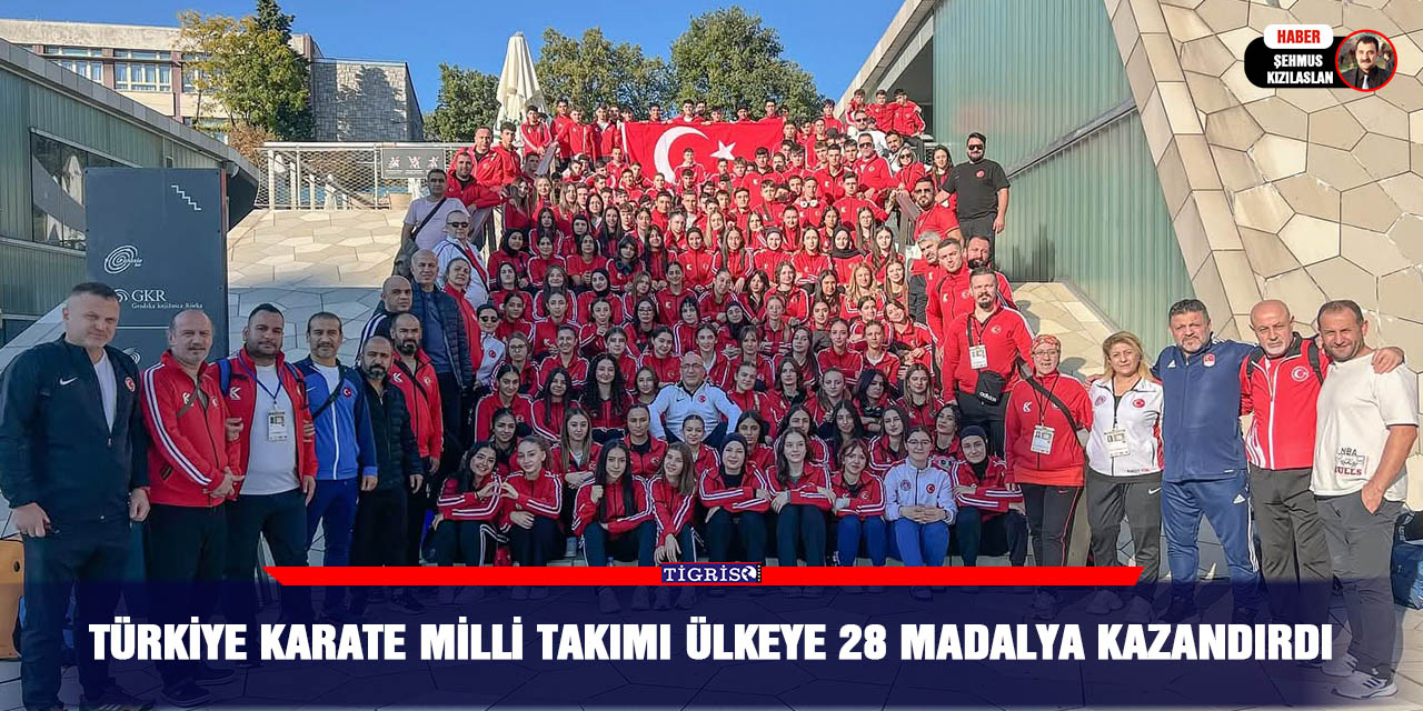 Türkiye Karate Milli Takımı ülkeye 28 madalya kazandırdı