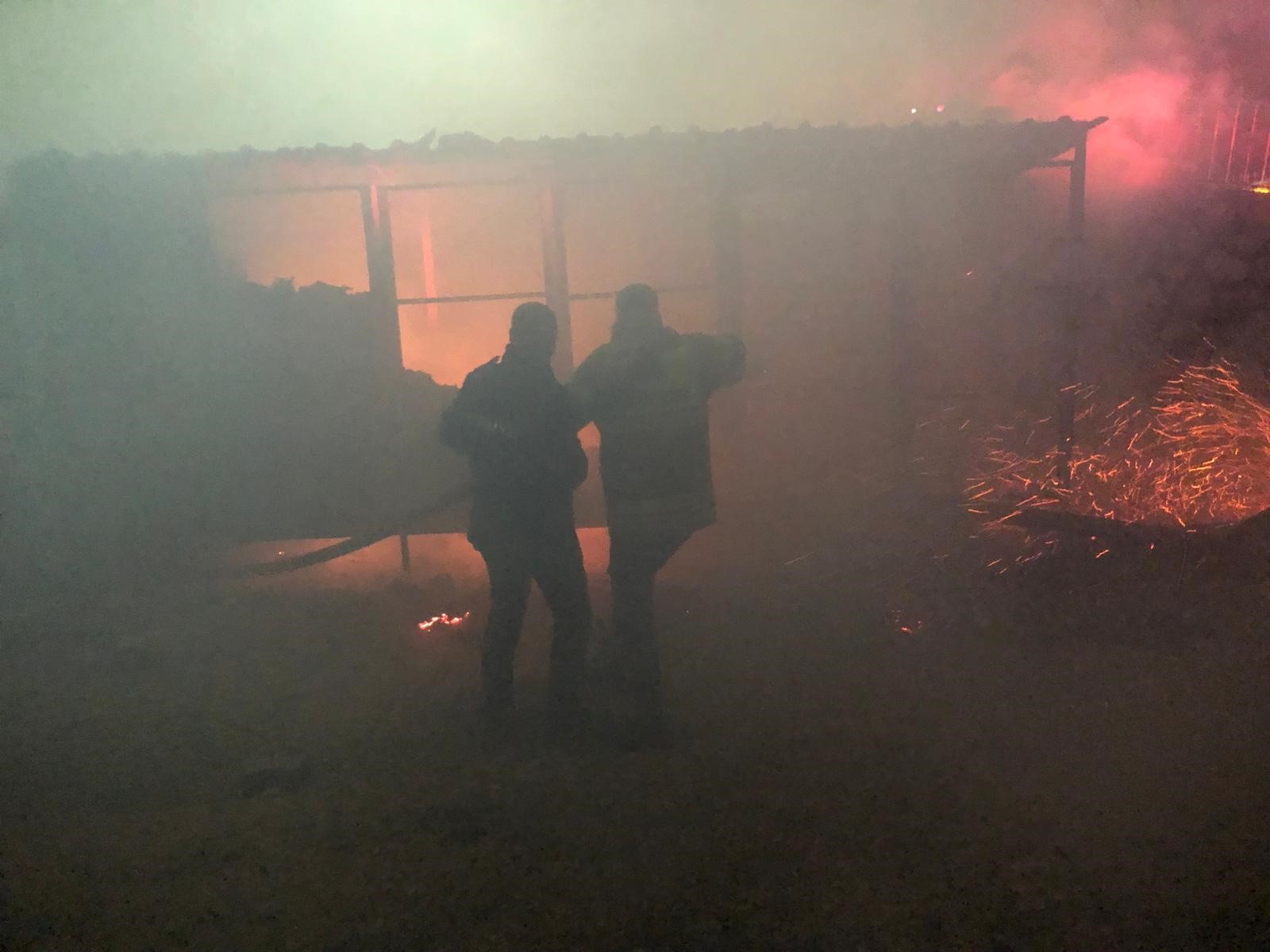 Besni’de konteyner yangını korkuttu