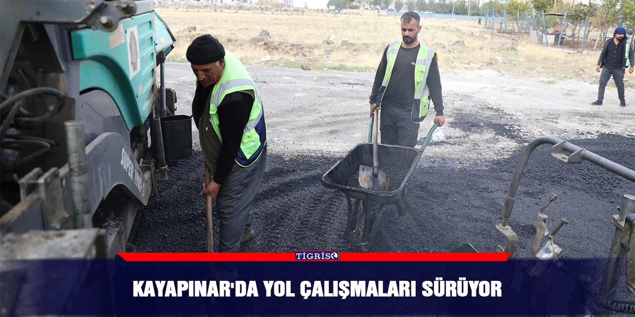 Kayapınar'da yol çalışmaları sürüyor
