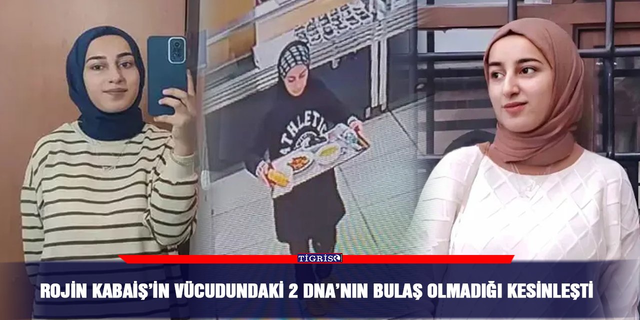 Rojin Kabaiş’in vücudundaki 2 DNA’nın bulaş olmadığı kesinleşti