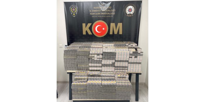 Mardin'de kaçak sigara operasyonu