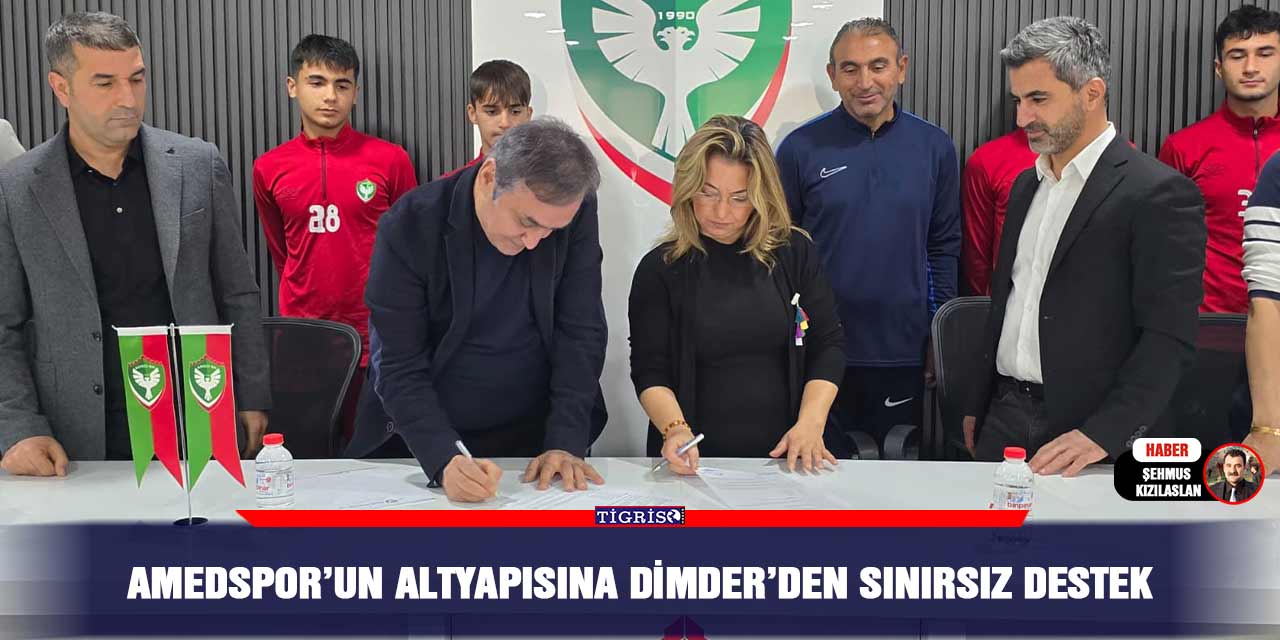Amedspor’un altyapısına DİMDER’den sınırsız destek