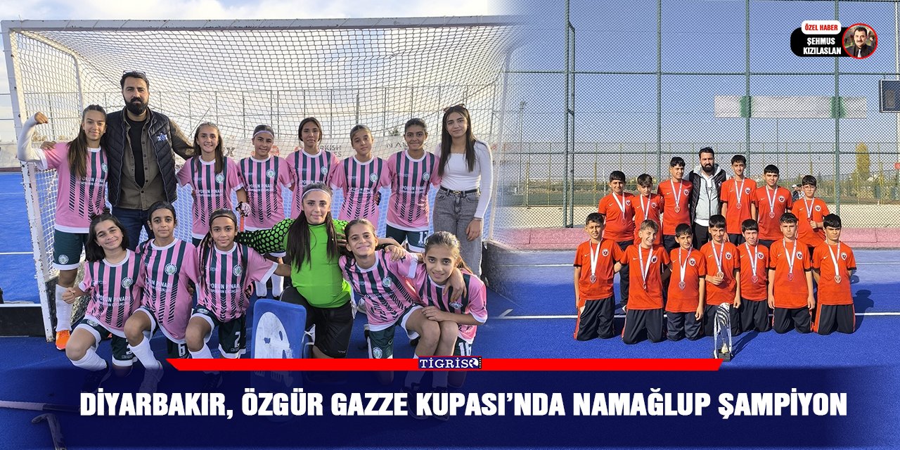 Diyarbakır, Özgür Gazze Kupası’nda namağlup şampiyon