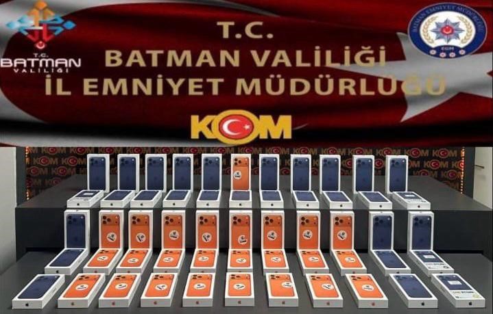 6,6 milyon TL değerinde kaçak telefon ele geçirildi