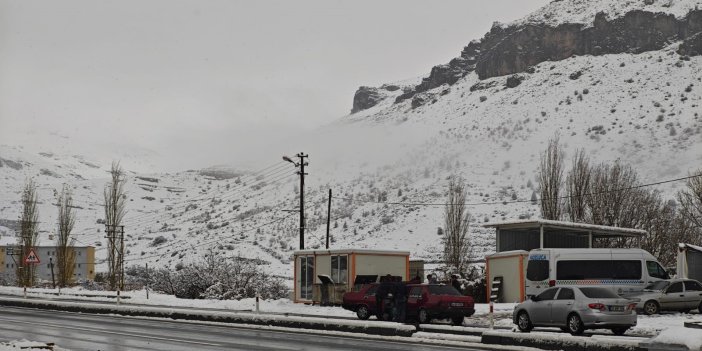 Malatya’da kar yağışı etkili oluyor