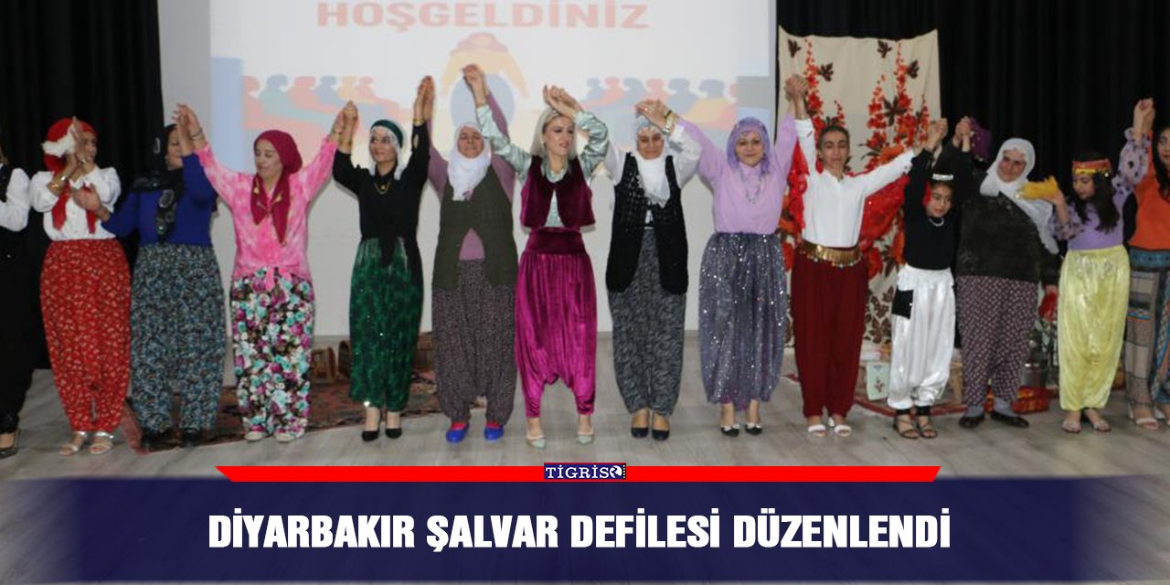 Diyarbakır şalvar defilesi düzenlendi
