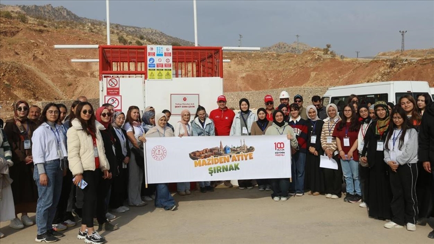 Enerji ve Tabii Kaynaklar Bakanlığı Gabar'da öğrencileri ağırladı