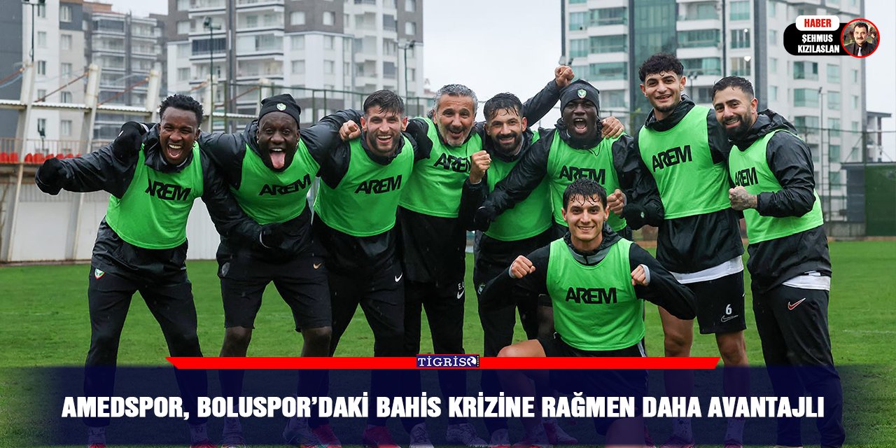 Amedspor, Boluspor’daki bahis krizine rağmen daha avantajlı