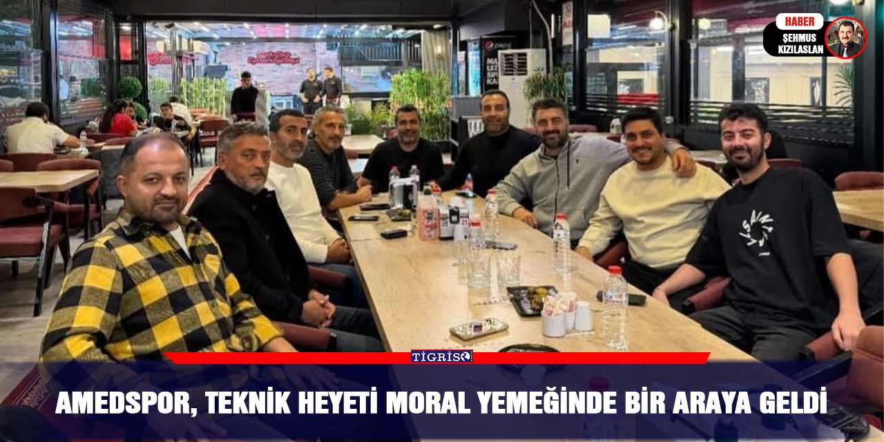 Amedspor, teknik heyeti moral yemeğinde bir araya geldi