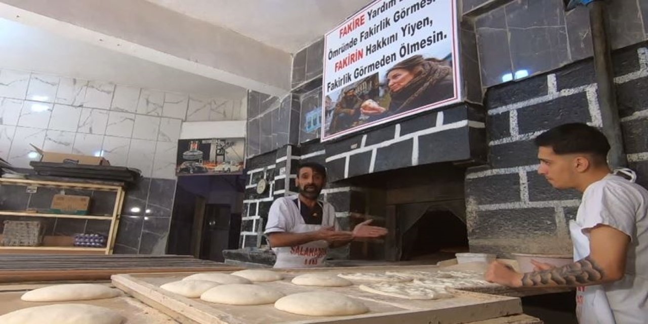 Diyarbakır'da fırında yeni dönem: Un getirene ekmek bedava
