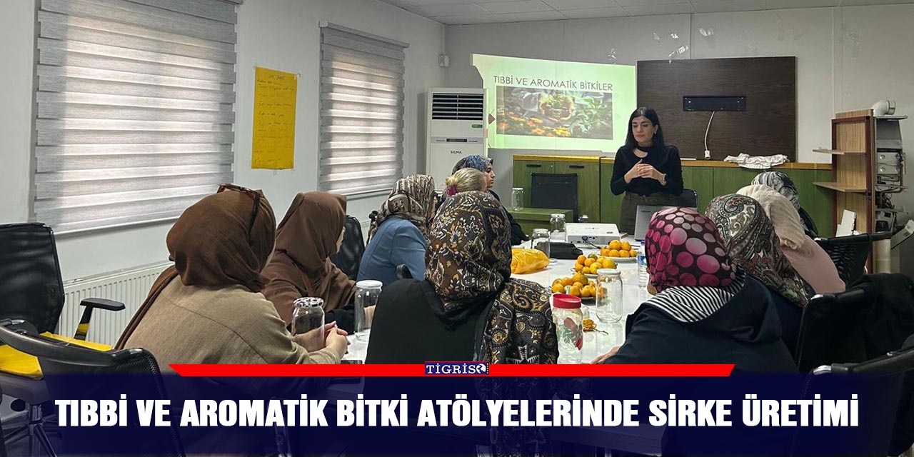 Tıbbi ve Aromatik Bitki Atölyelerinde sirke üretimi
