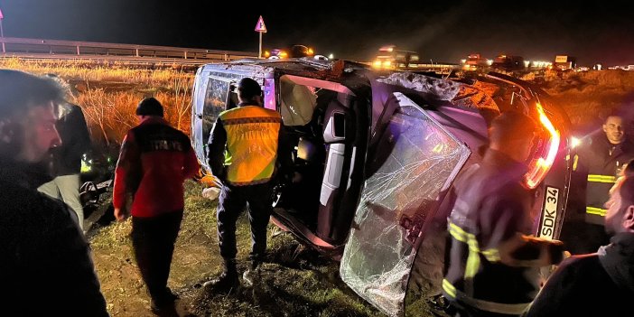 Cip şarampole devrildi: 4 yaralı