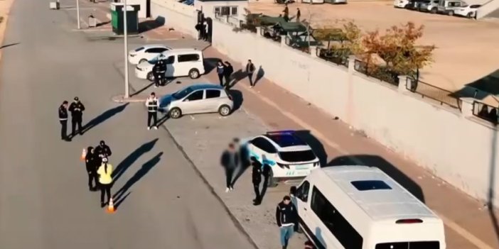 Okul çevrelerine dronlu denetim