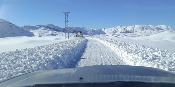 Şırnak'ta kar kalınlığı 1 metreyi aştı