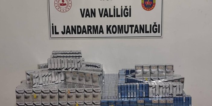 Van’da 2 bin paket kaçak sigara ele geçirildi
