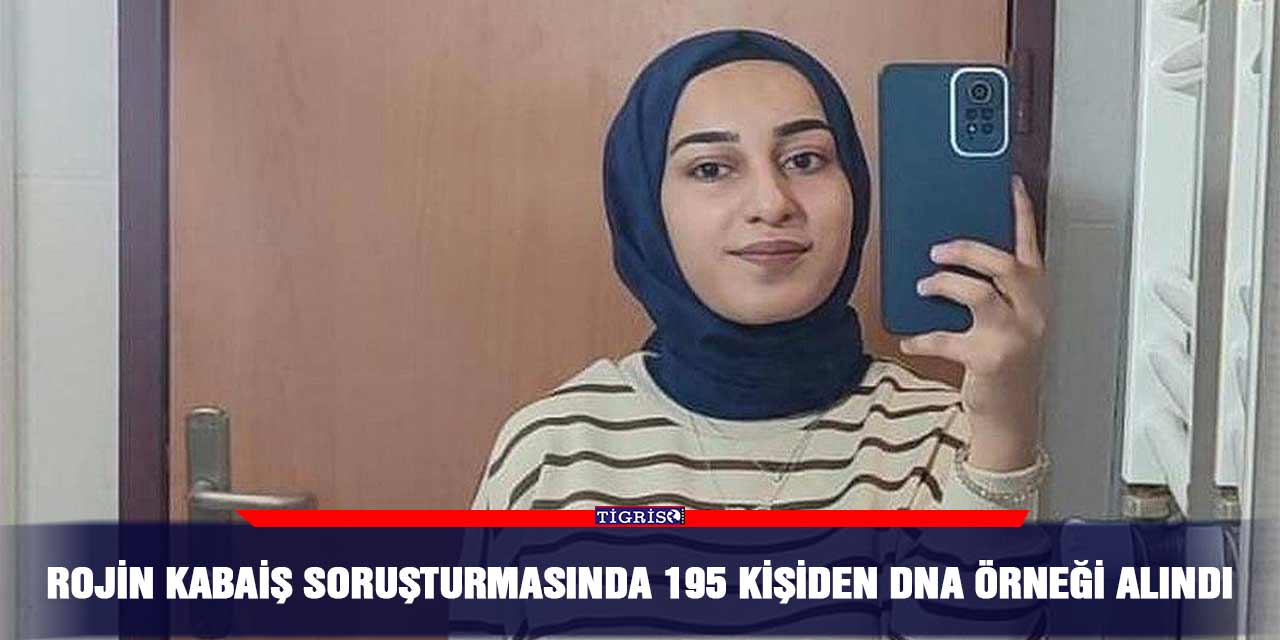Rojin Kabaiş soruşturmasında 195 kişiden DNA örneği alındı