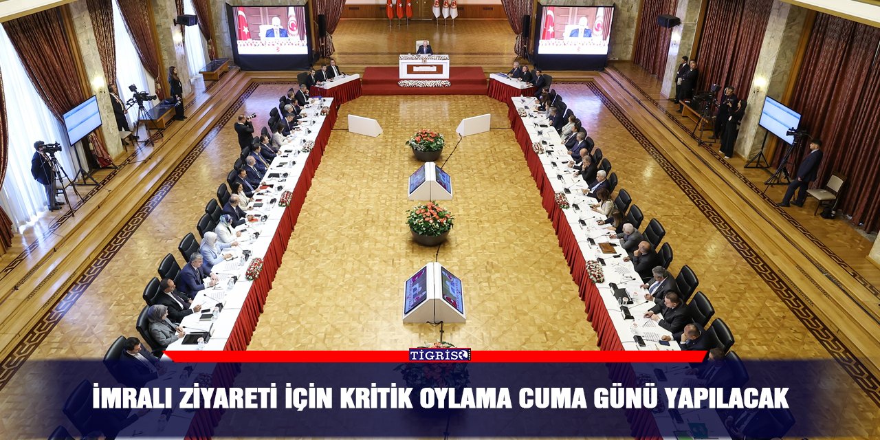 İmralı ziyareti için kritik oylama Cuma günü yapılacak