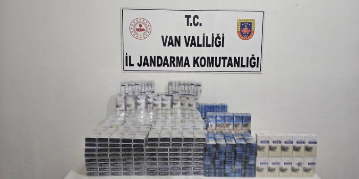 Van’da 2 bin paket kaçak sigara ele geçirildi