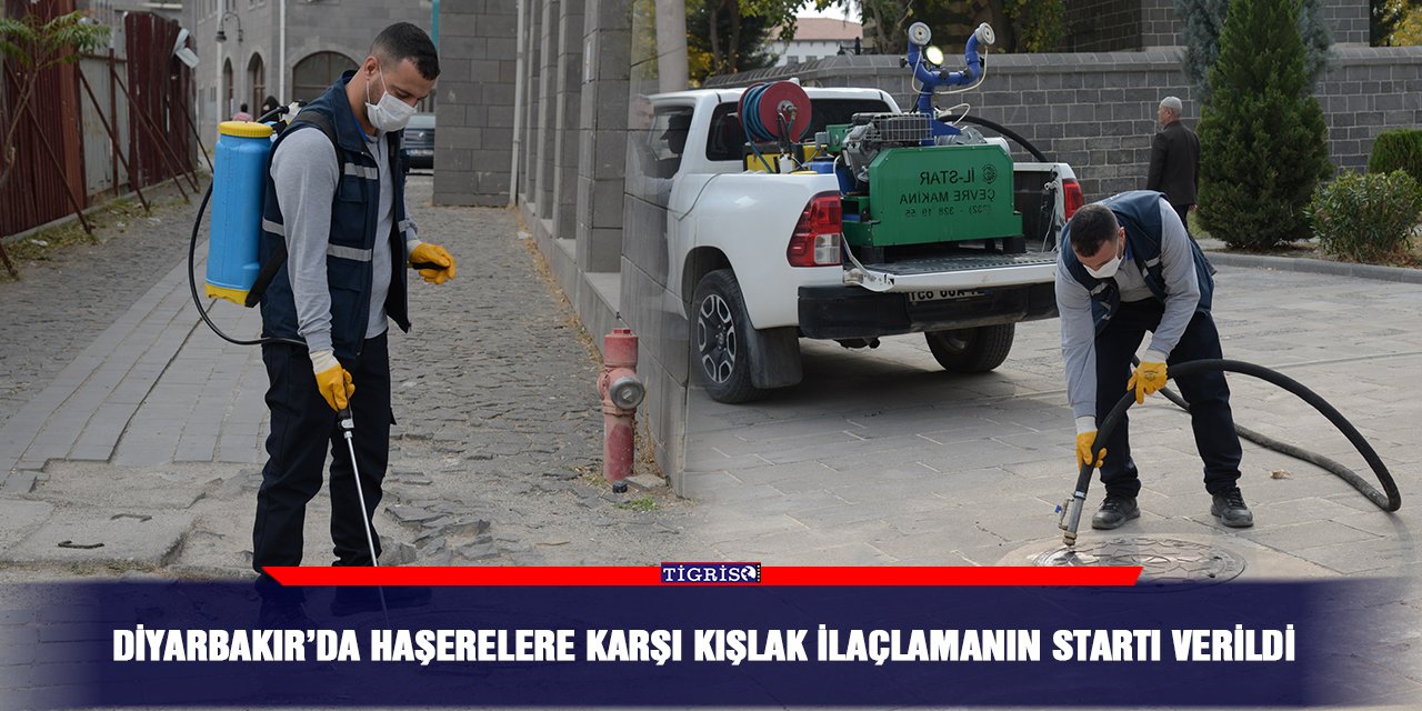 Diyarbakır’da haşerelere karşı kışlak ilaçlamanın startı verildi