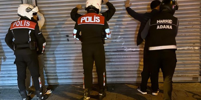 Adana'da 'narko-alan' uygulaması