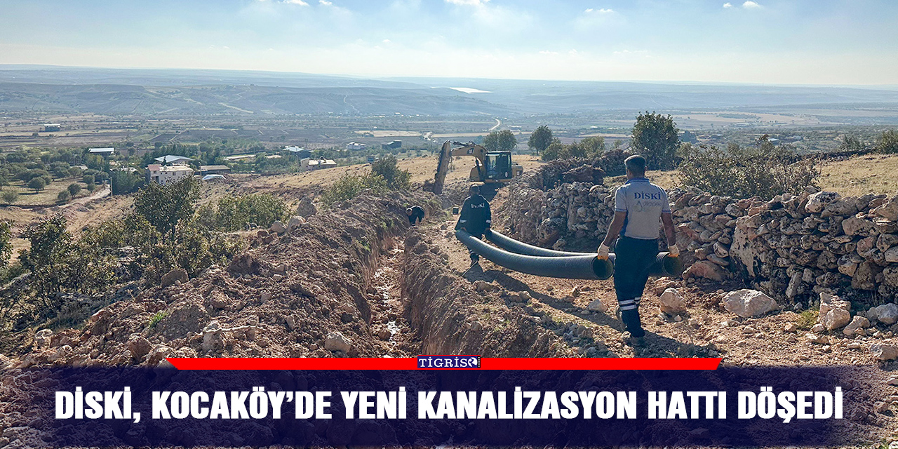 DİSKİ, Kocaköy’de yeni kanalizasyon hattı döşedi