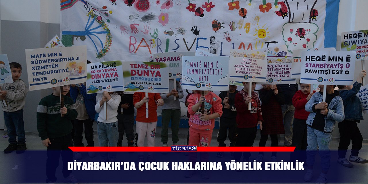 Diyarbakır’da çocuk haklarına yönelik etkinlik