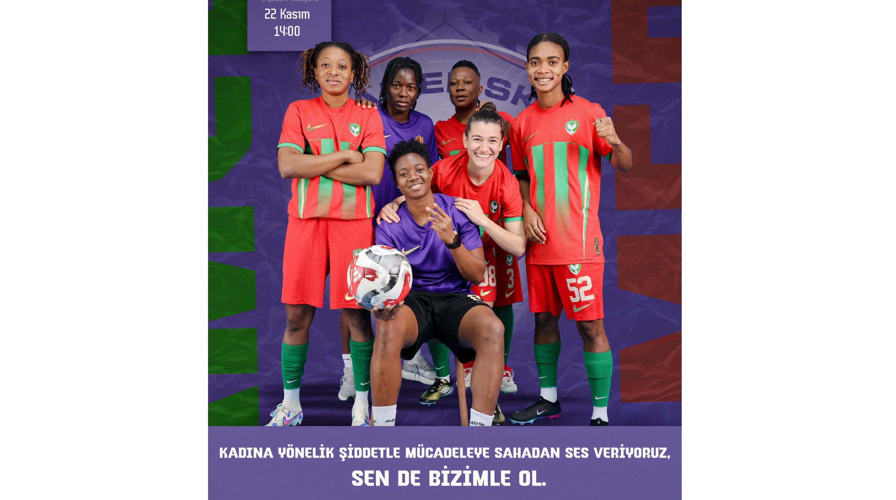 Diyarbakırlı kadınlar "kadına şiddete hayır" seslerini tribünlerde duyuracak