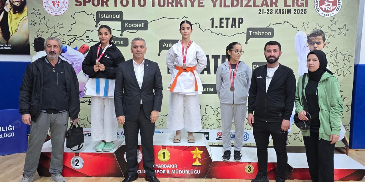 Diyarbakır'da Türkiye Yıldızlar Karate Ligi’nin ilk etabı tamamlandı