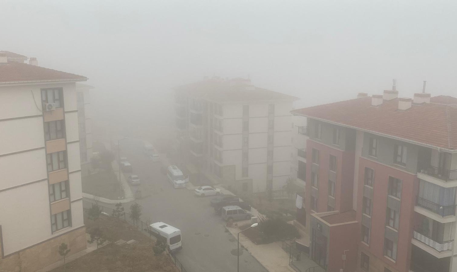 Elazığ’'da sis etkili oldu