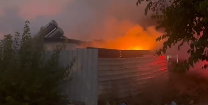 Malatya'da ev yangını