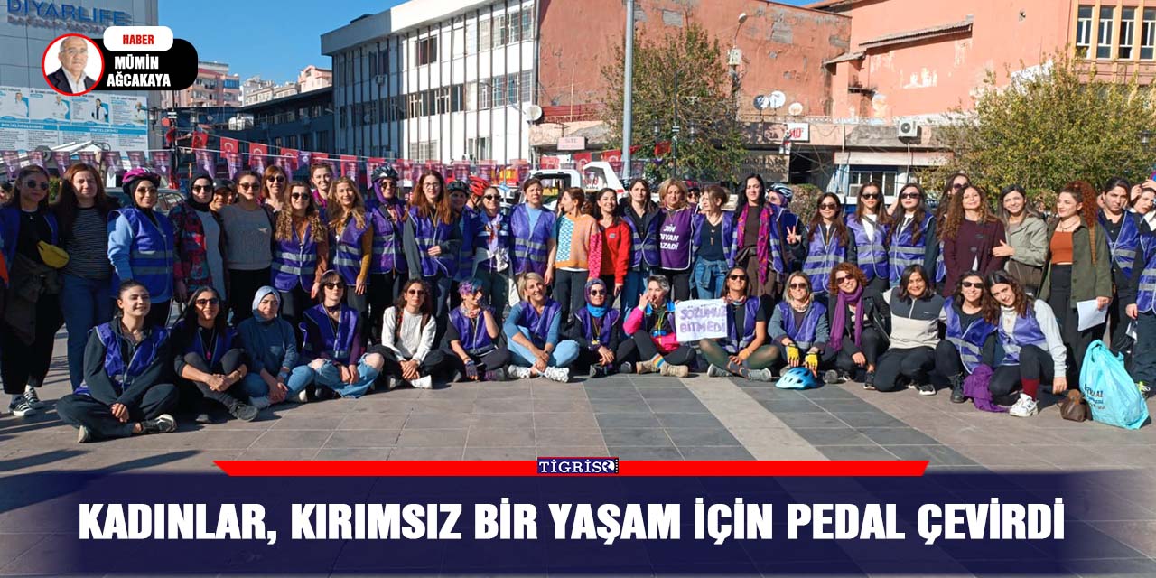 VİDEO - Kadınlar, kırımsız bir yaşam için pedal çevirdi