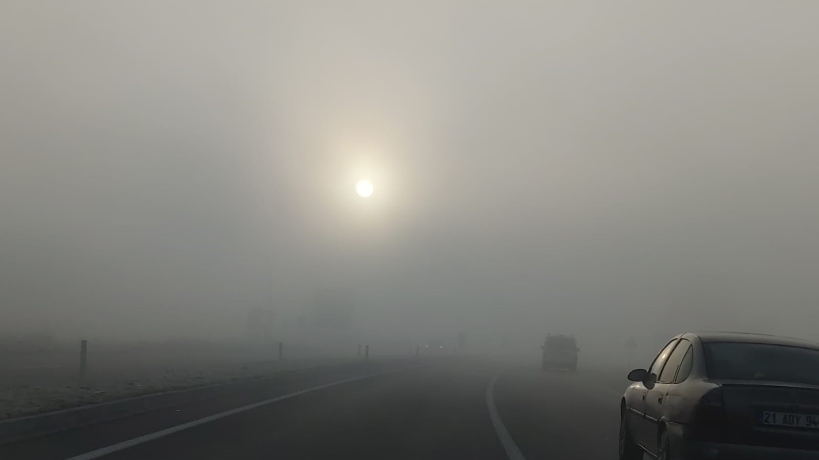 Bingöl’de yoğun sis