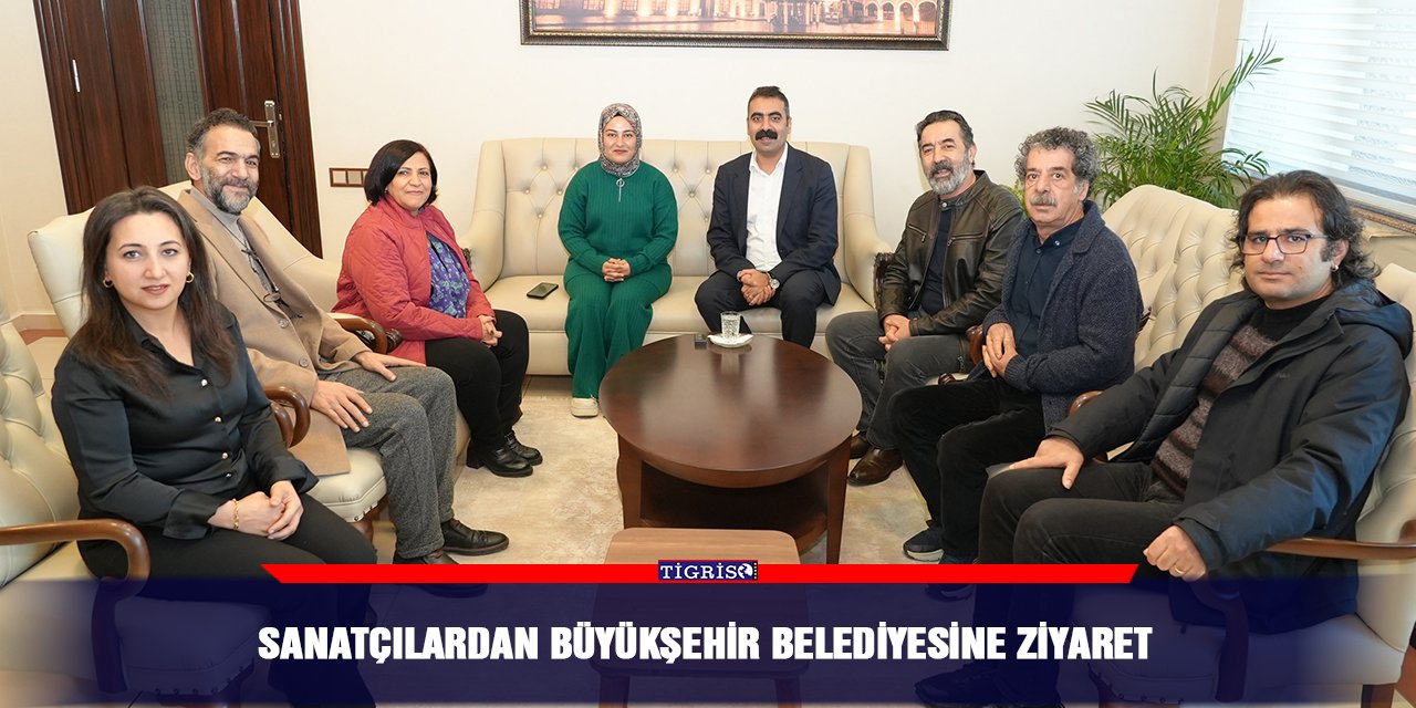 Sanatçılardan Büyükşehir Belediyesine ziyaret