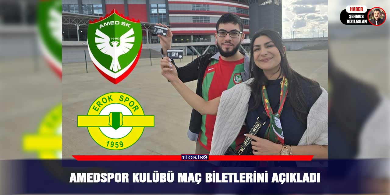 Amedspor Kulübü maç biletlerini açıkladı