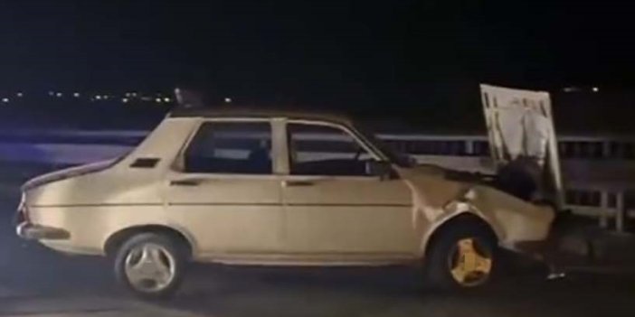 Otomobil bariyere çarptı, sürücü hayatını kaybetti