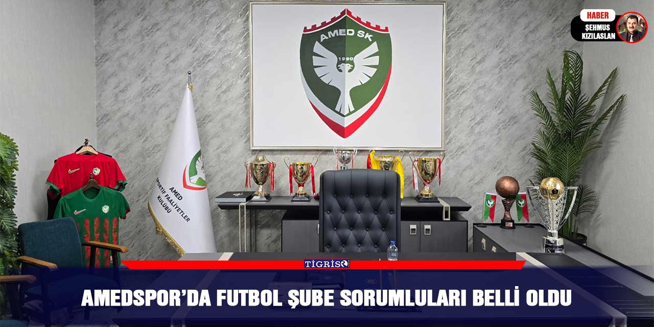 Amedspor’da futbol şube sorumluları belli oldu