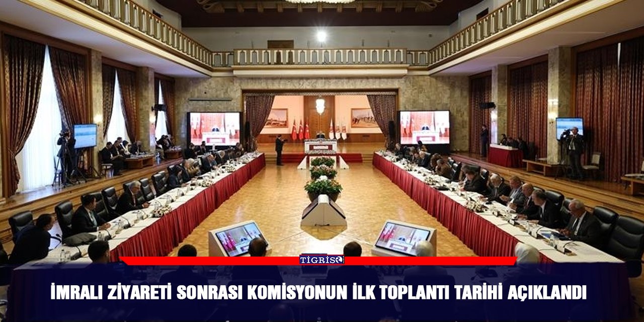 İmralı ziyareti sonrası komisyonun ilk toplantı tarihi açıklandı