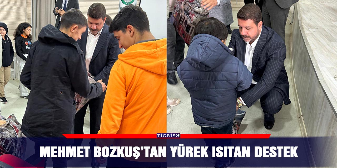 Mehmet Bozkuş’tan yürek ısıtan destek