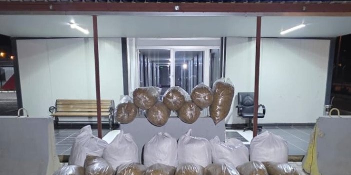 Kahramanmaraş'ta 449 kilogram kaçak tütün ele geçirildi