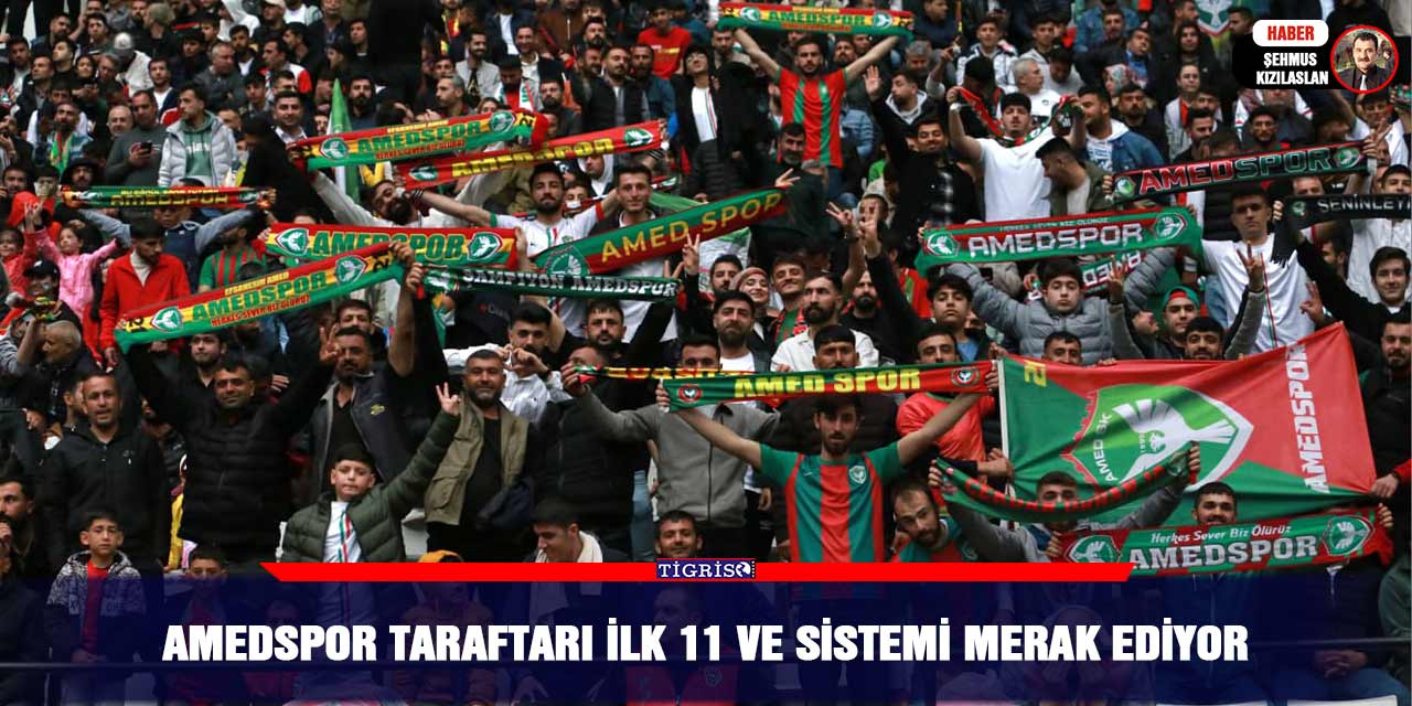 Amedspor taraftarı ilk 11 ve sistemi merak ediyor