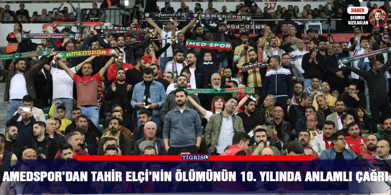 Amedspor’dan Tahir Elçi’nin ölümünün 10. yılında anlamlı çağrı