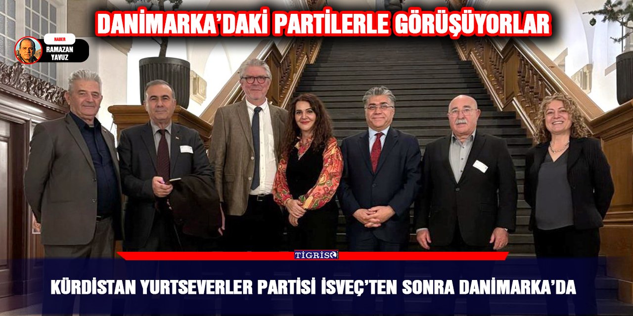 Kürdistan Yurtseverler Partisi İsveç’ten sonra Danimarka’da