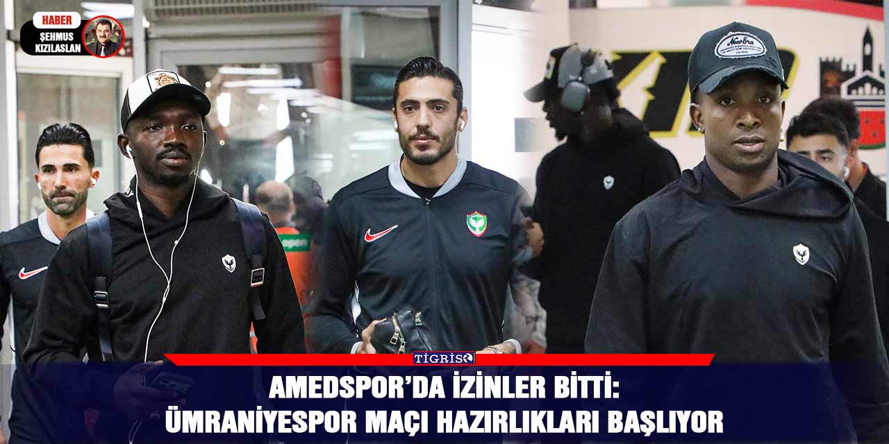 Amedspor’da izinler bitti: Ümraniyespor maçı hazırlıkları başlıyor