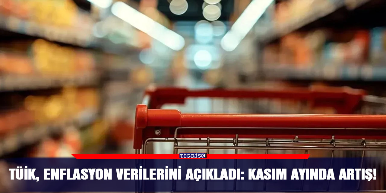TÜİK, enflasyon verilerini açıkladı: Kasım ayında artış!