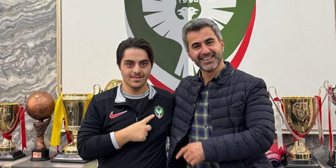Amedspor Down sendromlu Zinar Altıntaş’ın hayalini gerçekleştiriyor
