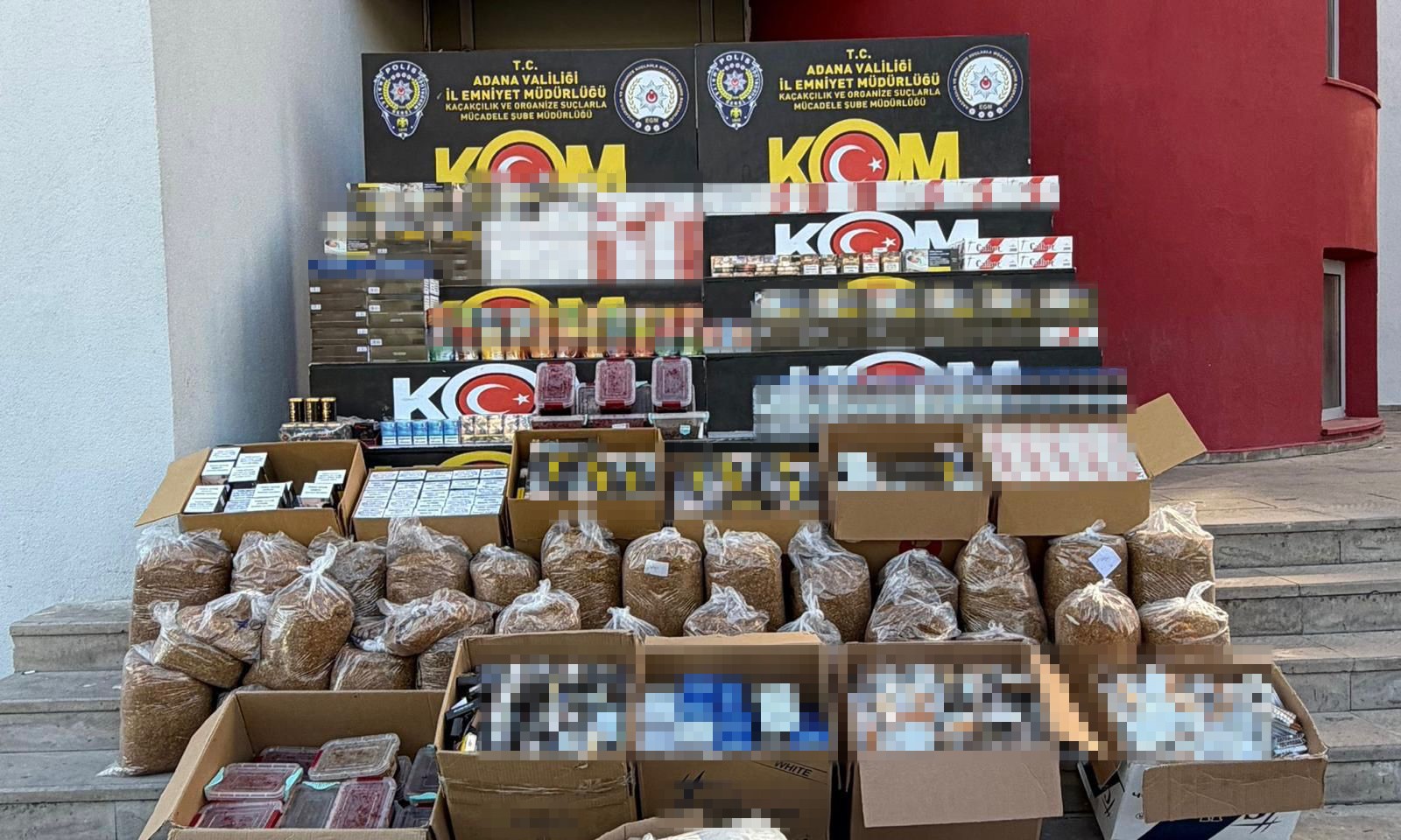 Adana’da kaçakçılık operasyonu