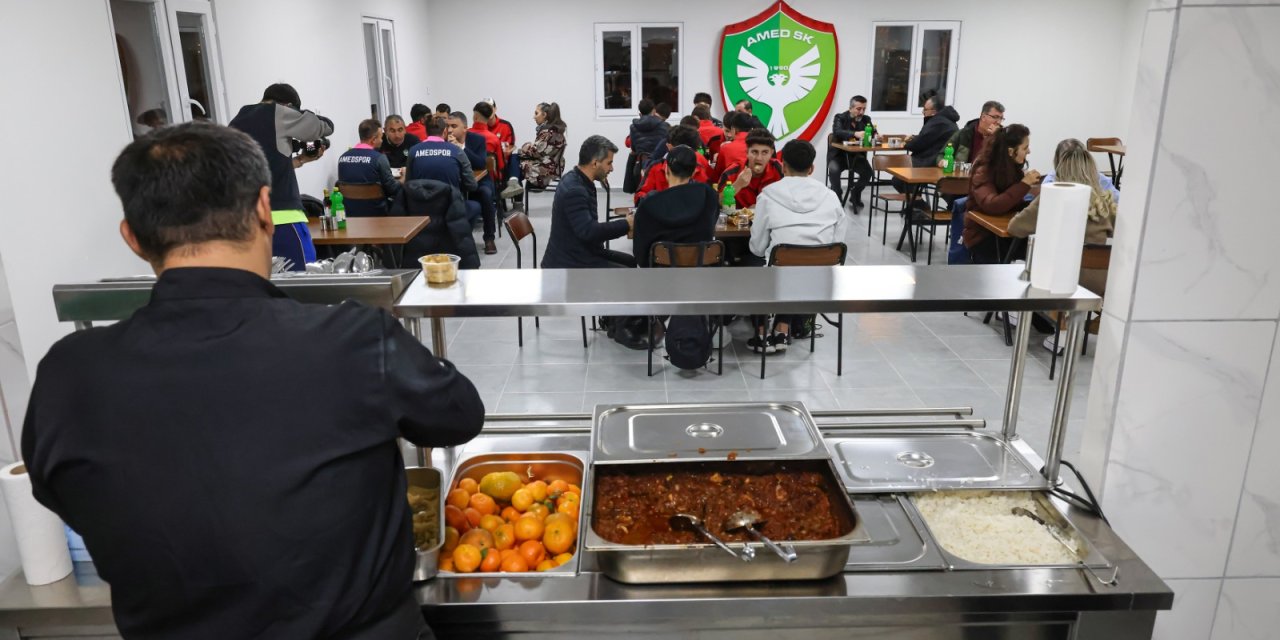 Amedspor Akademi Yemekhanesi hizmete açıldı